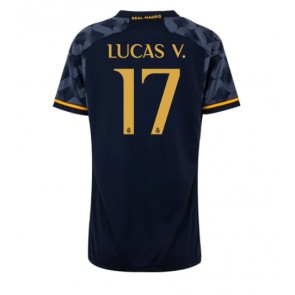 Real Madrid Lucas Vazquez #17 Replika Udebanetrøje Dame 2023-24 Kortærmet